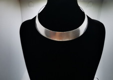 Zeitlos 925 Sterlingsilber Design Halsreif Omega Kette Mexico Taxco CCI  74Gr