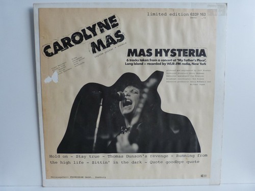 Carolyne mas - carolyne, lp