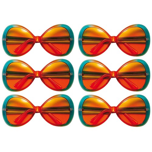 Bunte hippie brille 60er - ,