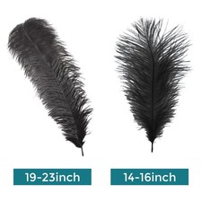 Straußenfedern Weihnachtsfeier Ornament Kostüm Basteln Lange Feder 35-60cm