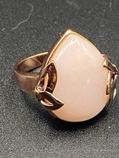 Tropfen Ring rosa Opal