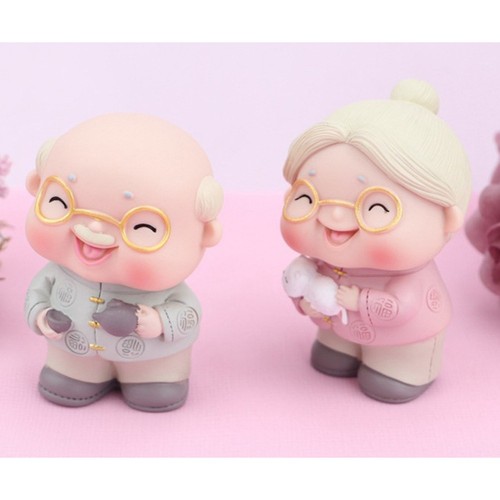 Opa oma puppe backdekoration - oma,