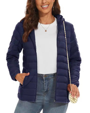 Damen gefütterte Jacke mit