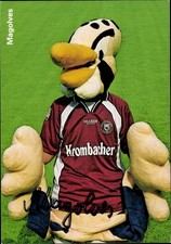 Autogrammkarte maskottchen - autogrammkarte,