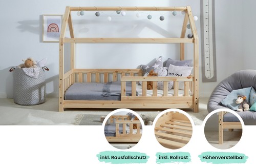 Ticaa kinderbett hausbett - kinderbett,