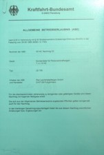 ABE in Papierform 45140 Rial Le Mans 7x15 LE 705 Mercedes W201 190er Baby Benz