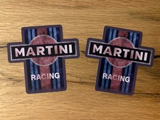 2x MARTINI Aufkleber Vintage Dark Oldtimer historisch Rennsport Racing Auto #797