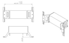 Mixer Halterung Rack19“ Behringer SD16,Xr16,Xr18, Midas Mr16,MR18 -65mm(3)