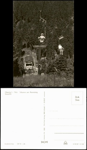 Ansichtskarte oberhof - ansichtskarte,