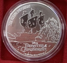 1oz Silbermünze Fluch der Karibik The Flying Dutchman Limitiert 15.000 Stück