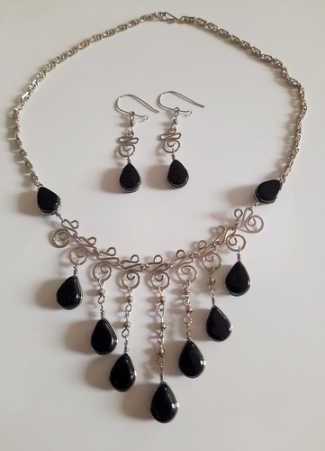 Collier kette ohrringe mit - kette+ohrringe,