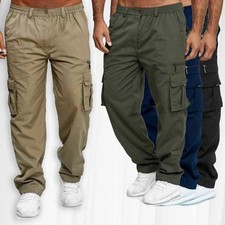 Herren Cargo Hose Outdoor - Robust, bequem mit großen Taschen & Dehnbund