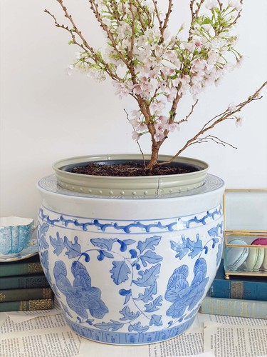 Antiker cachepot chinoiserie - antiker, cachepot,