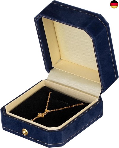 Halskette geschenkbox samt - halskette,