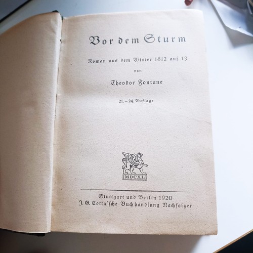 Theodor fontane vor dem - fontane:, sturm