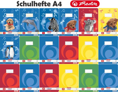 Herlitz schulheft heft 16 - herlitz, a4