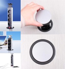 Einbausteckdose Tisch Möbel Küche Unterbau Steckdosenleiste Versenkbare 3/4  USB