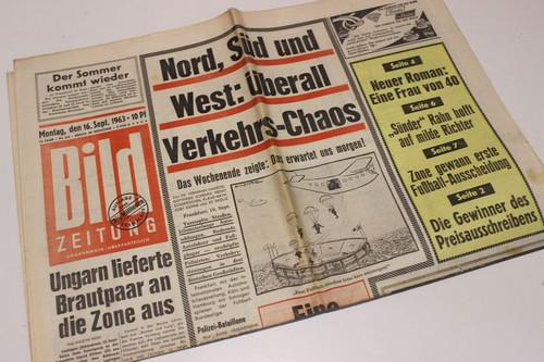 Bildzeitung 1963 - bildzeitung, 16.09.1963