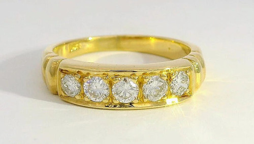 Ring aus 750er gelbgold - aus, 5