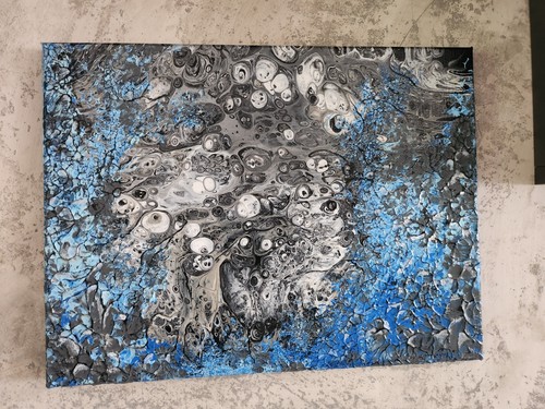 Selbstgemacht bild acryl - bild;,