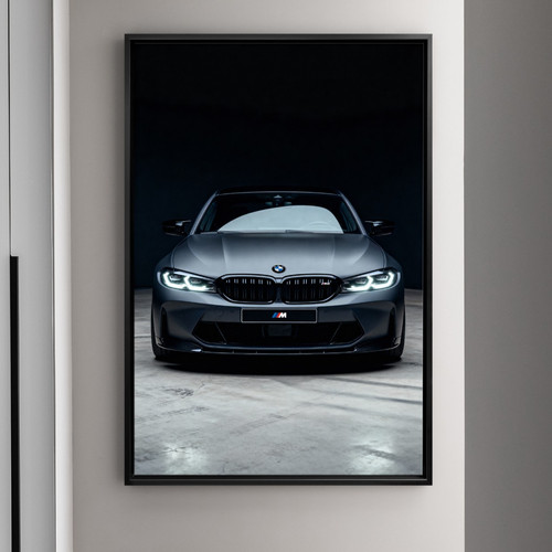 Bmw fahrzeug kunst wandbild - bmw, kunst,
