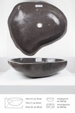 Steinwaschbecken 60 cm