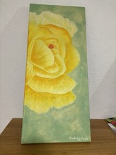 Gemälde „ Gelbe Rose“ In