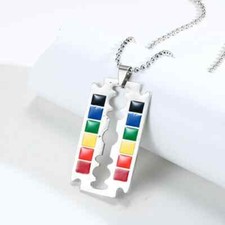 Halskette LGBTQ Rasierklinge