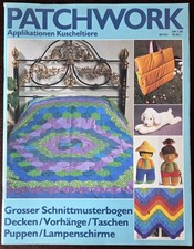 Patchwork - Applikationen Kuscheltiere - mit großem Schnittmusterbogen