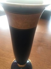 Vase Echt Cobalt , Handarbeit Alzgold ca 27 cm