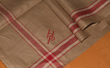 Antikes Rolltuch Leinentuch