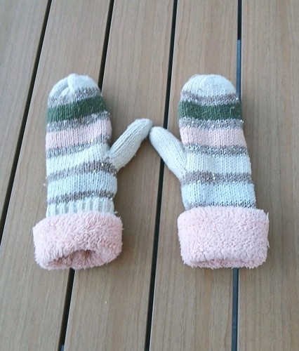 Strick handschuhe fäustlinge - strick,