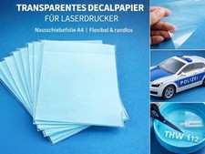 Laser Wasserschiebefolie Decal