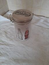 Aromadose, Kaffeedose, 500g Füllvolumen, aromadicht, Edelstahl. Design Coca Col