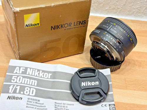 Nikon nikkor 50mm 8 d - af, f1.8