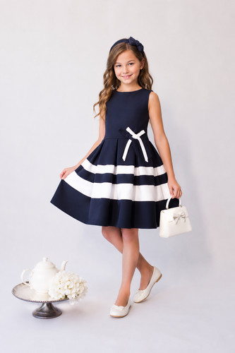 Mädchen festkleid mit - mädchen,
