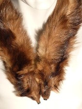  Nerz  Stola Schal Kragen ausgearbeiteter weicher Mink Fell Vintage 50er Jahre 