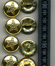 8 Knöpfe Uniform Russland