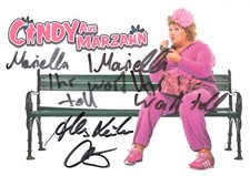 Cindy aus Marzahn, Originalautogramm, alte Autogrammkarte, Comedian