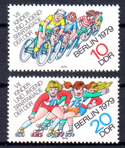 Ddr 2433 2434 postfrisch - postfrisch, /