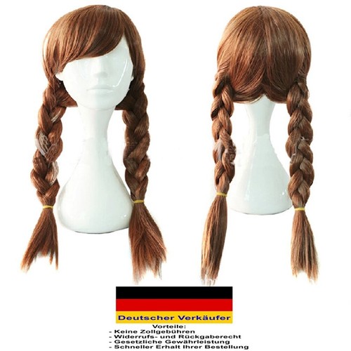 Perücke anna braun prinzessin - anna,