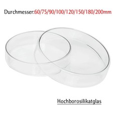 Glas-Petrischale Gerichte Mit Deckel Steril Bioresearch Kultur 60mm-200mm