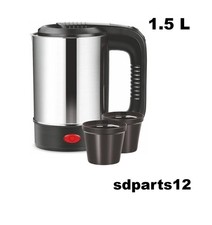 Reise Wasserkocher 12V 0,5L Edelstahl Thermoskanne 250W Camping für Boot SUV BUS