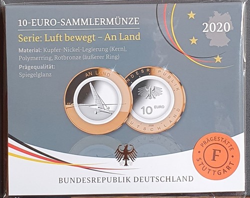 Euro gedenkmünze luft - euro,