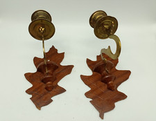 2 Hübsche Holz Blätter