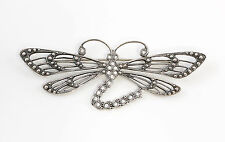 9901531 925er Silber Brosche Libelle mit Swarovski-Steinen 8x3cm