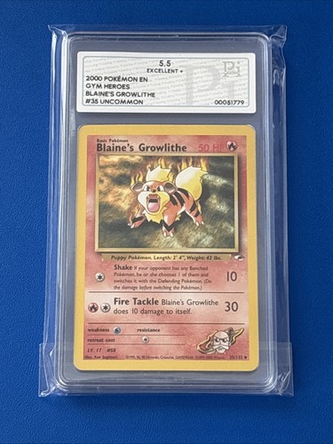 Pokemon blaine growlithe - blaine's,
