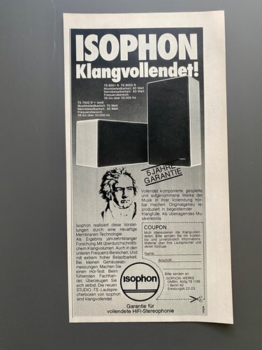 Isophon lautsprecher studio - isophon,