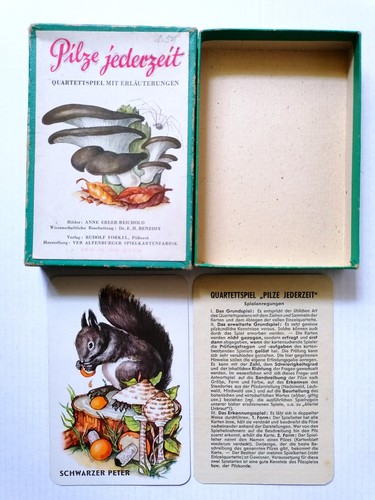 Ddr quartett pilze jederzeit - quartett,