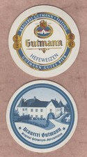 Bierdeckel - Coaster ,  Brauerei Gutmann , Titting / Oberbayern#2180#